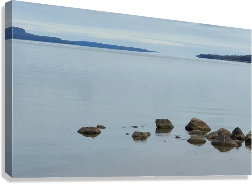 colpoys-bay-stretched-canvas colpoy's bay photo printed on stretched canvas