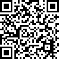 white cloud island print qr code